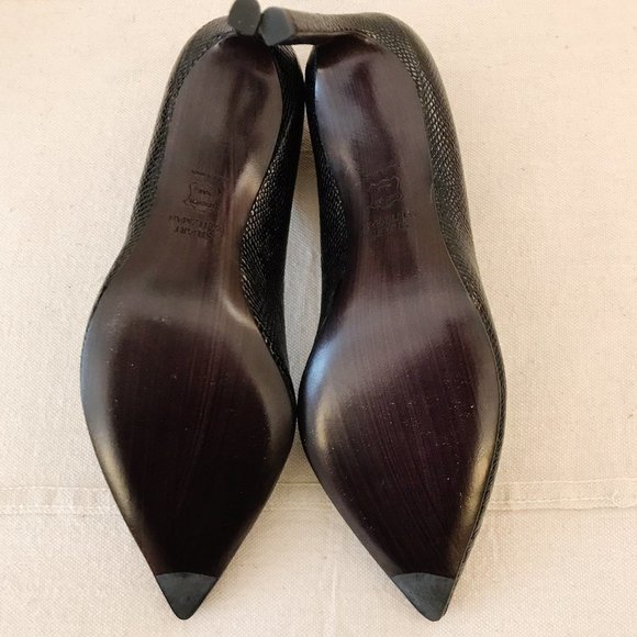 NEW STUART WEITZMAN Heist Black Stiletto Heels US 7 - Picture 6 of 8